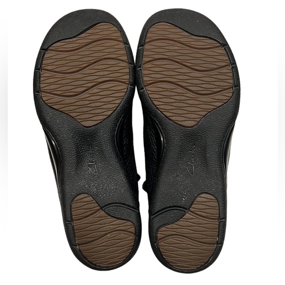 Clarks Black Kearns Ramsey Leather Boot Black SZ 6.5 - Picture 9 of 11